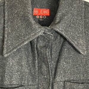 BB Jeans Gray Wool Coat Women Large